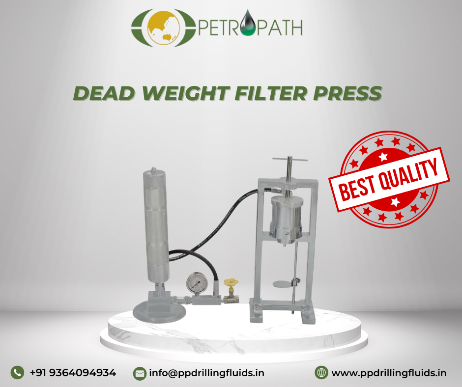 Dead Weight Filter Press for fluid loss testing with high-quality mud testing equipment used in drilling fluid analysis to enhance wellbore stability