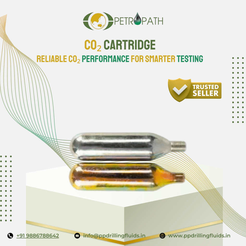 CO₂ Cartridge in Mud Testing Equipment